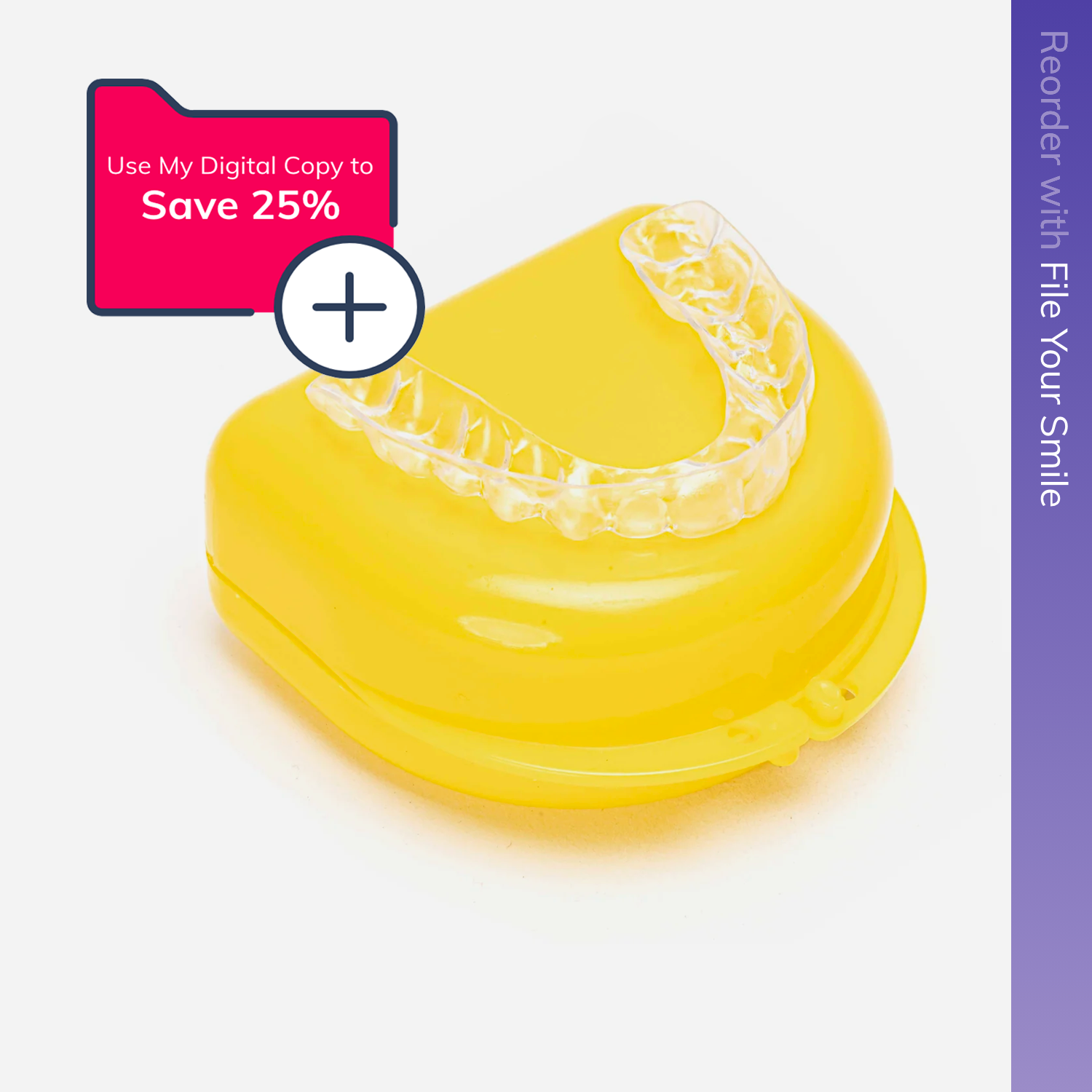 REORDERPremium Upper Hard Night Guard ClearRetain