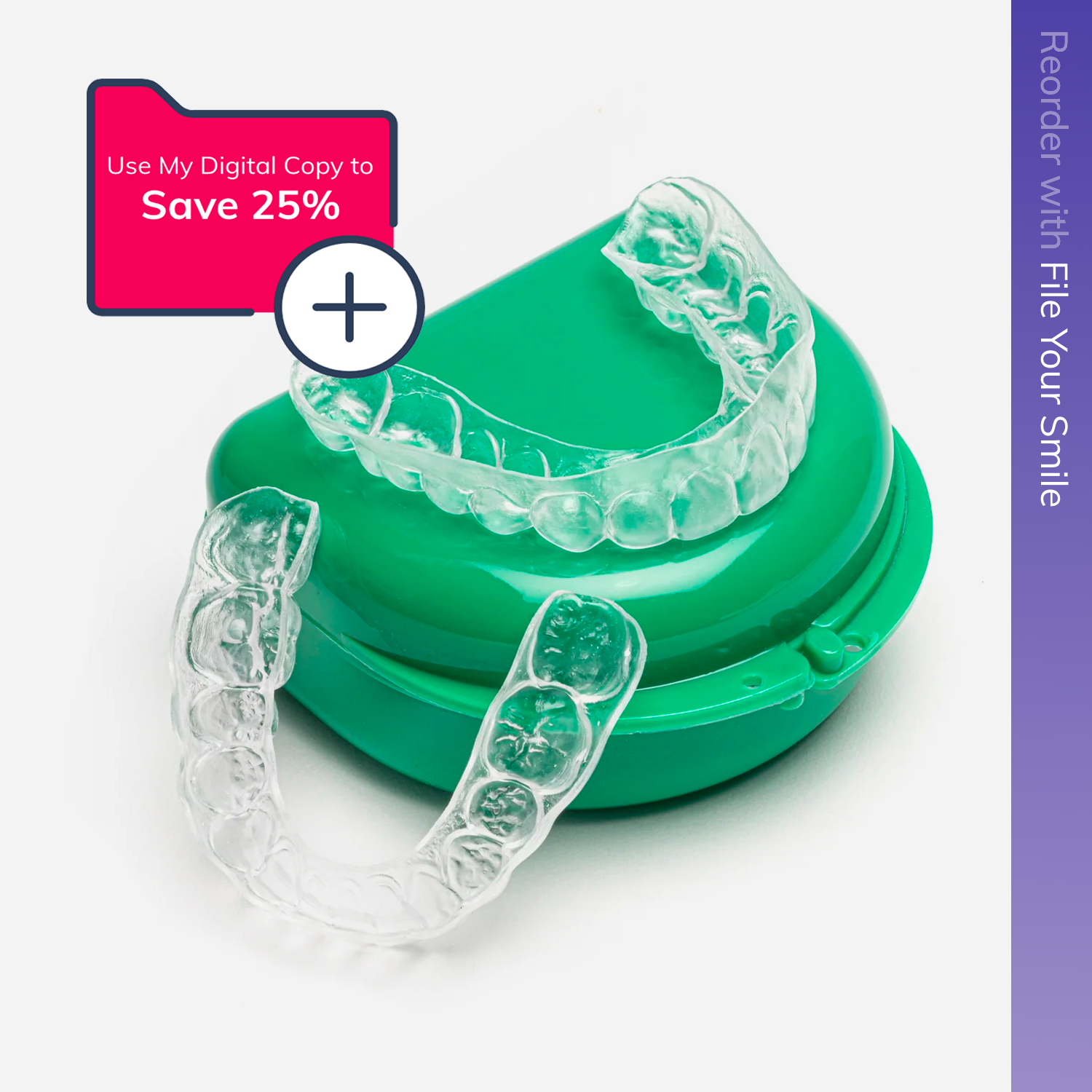 REORDERTeeth Bleaching Trays ClearRetain