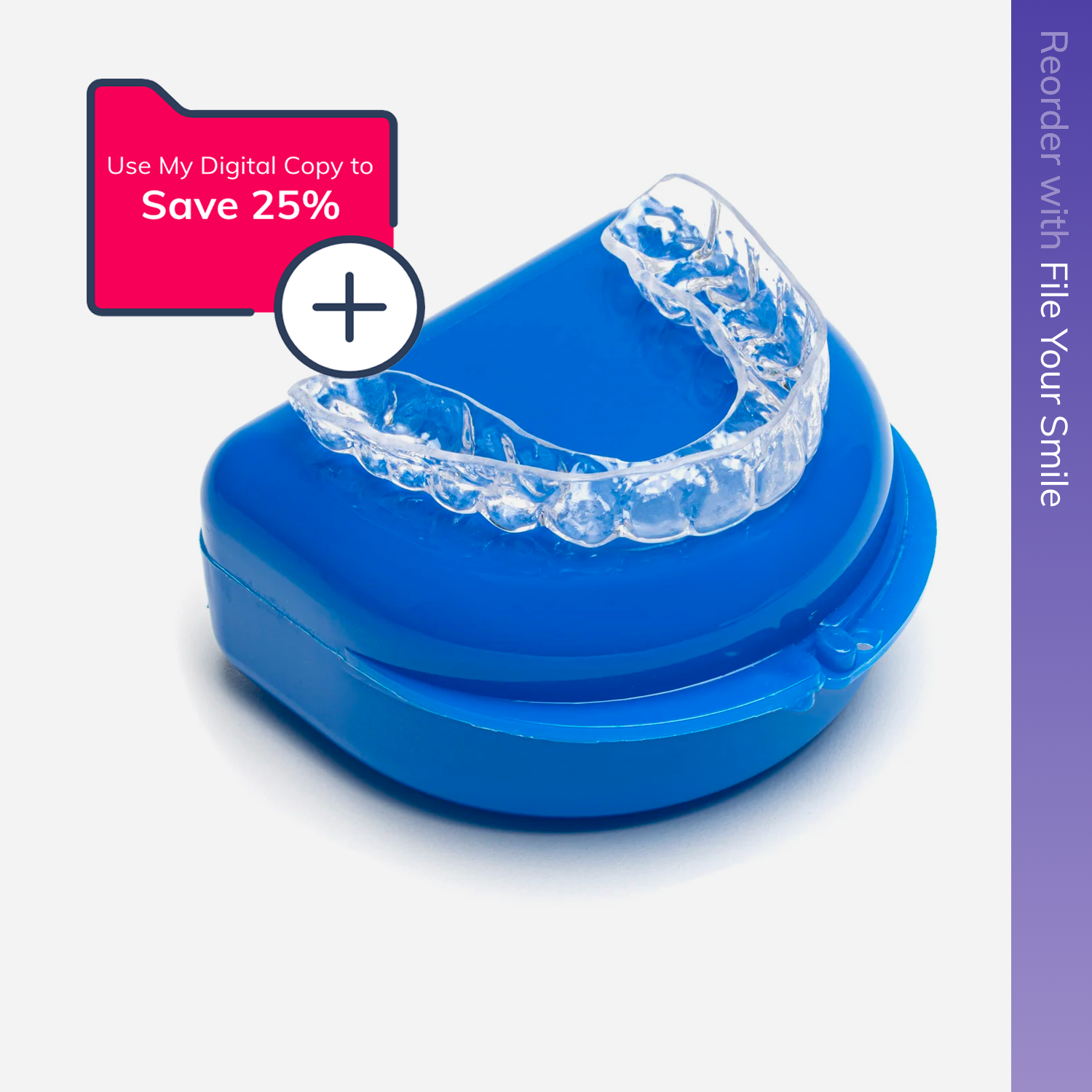 REORDERUpper Hard Night Guard ClearRetain