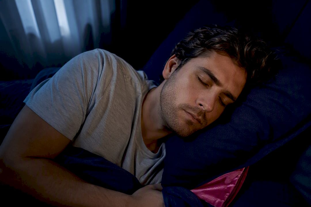 Sleeping adult with subtle jaw tension