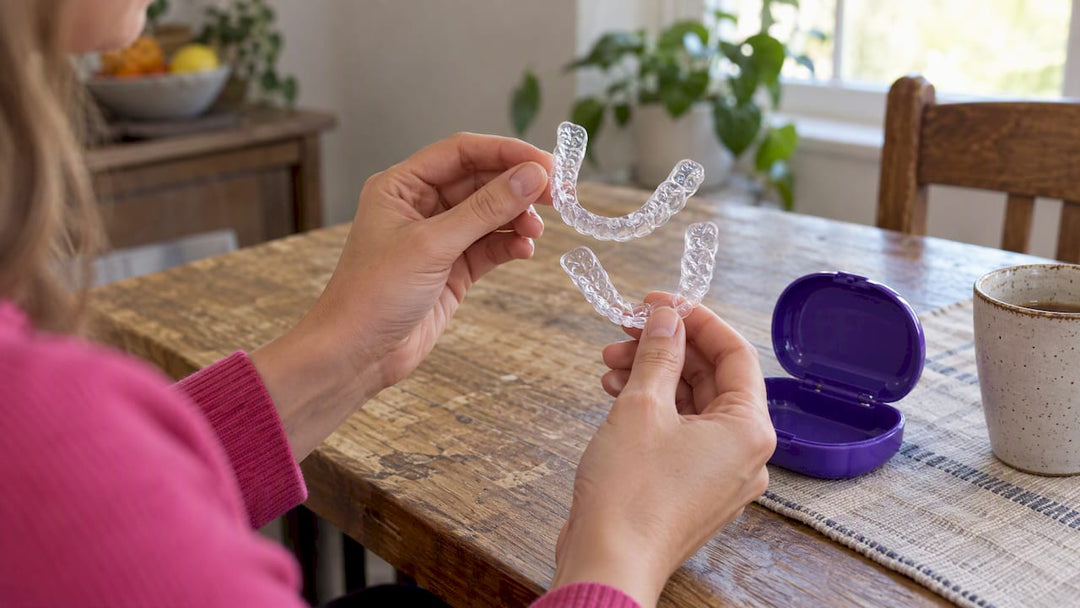 ClearRetain upper and lower retainer set